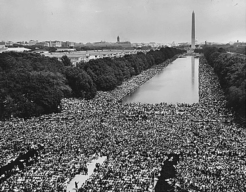 August: More Than 200,000 People March on Washington