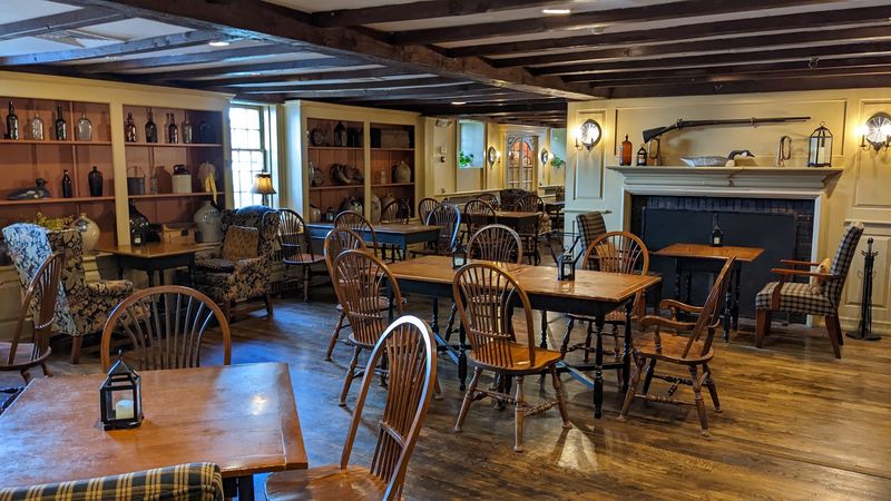 Beams, Wood Floors, and a Tavern With Real Warmth Beams, Wood Floors, and a Tavern With Real Warmth