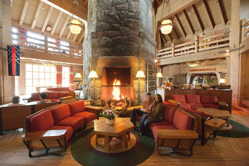 Big Stone Fireplaces and a Museum Inside Big Stone Fireplaces and a Museum Inside