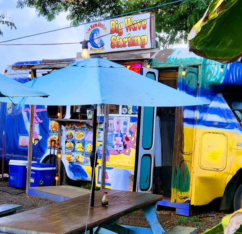 Big Wave Shrimp, Haleiwa, Hawaii Big Wave Shrimp, Haleiwa, Hawaii