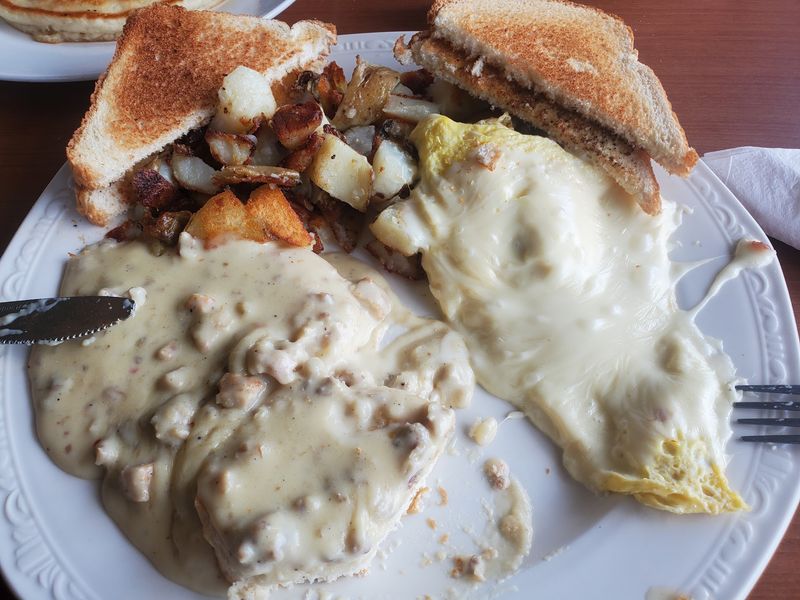 Biscuits, Gravy, And Thick-Cut Bacon Biscuits, Gravy, And Thick-Cut Bacon