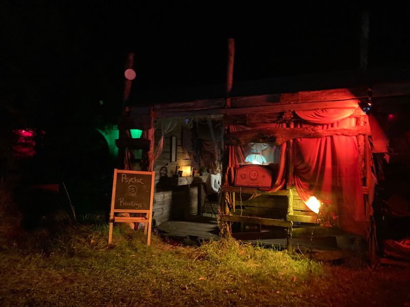 Bonfire, Food, and a Tarot Reader Outside Bonfire, Food, and a Tarot Reader Outside