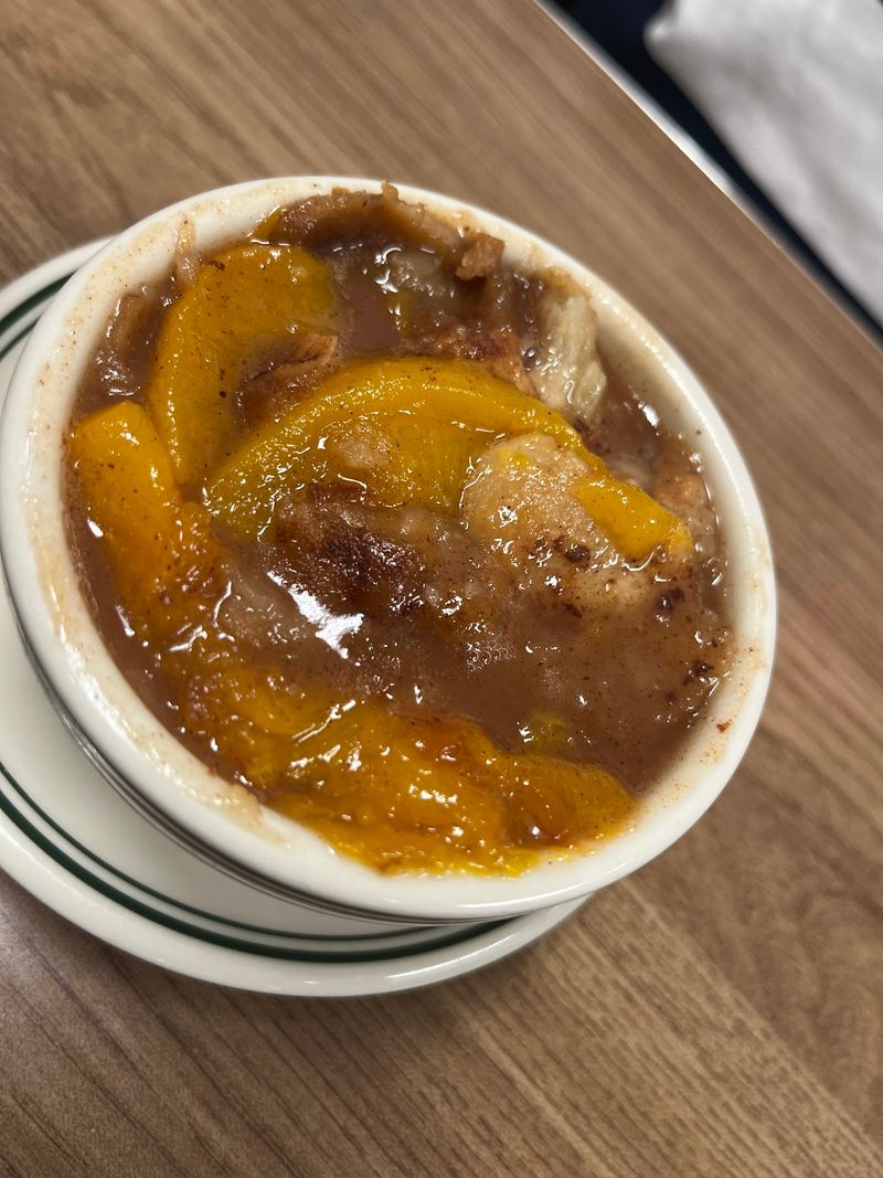Bread Pudding and Peach Cobbler Bread Pudding and Peach Cobbler