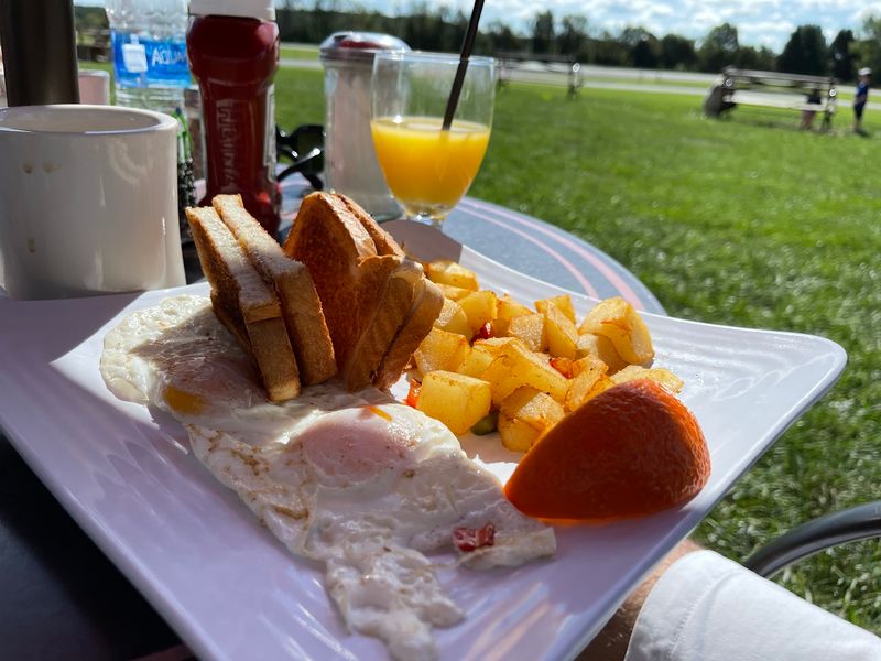 Breakfast With a Runway Right Outside the Window