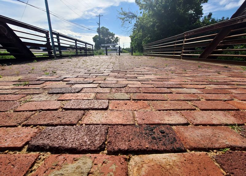Brick Pavement Underfoot