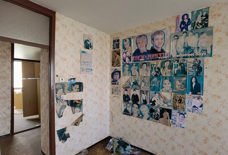Browsing Posters and Music Merchandise