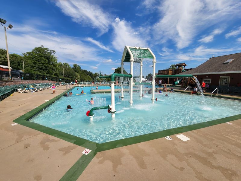Cabins, a Pool, and Ice Cream at 319 Cafe