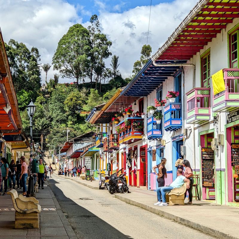 Calle Real, the Rainbow Street Calle Real, the Rainbow Street
