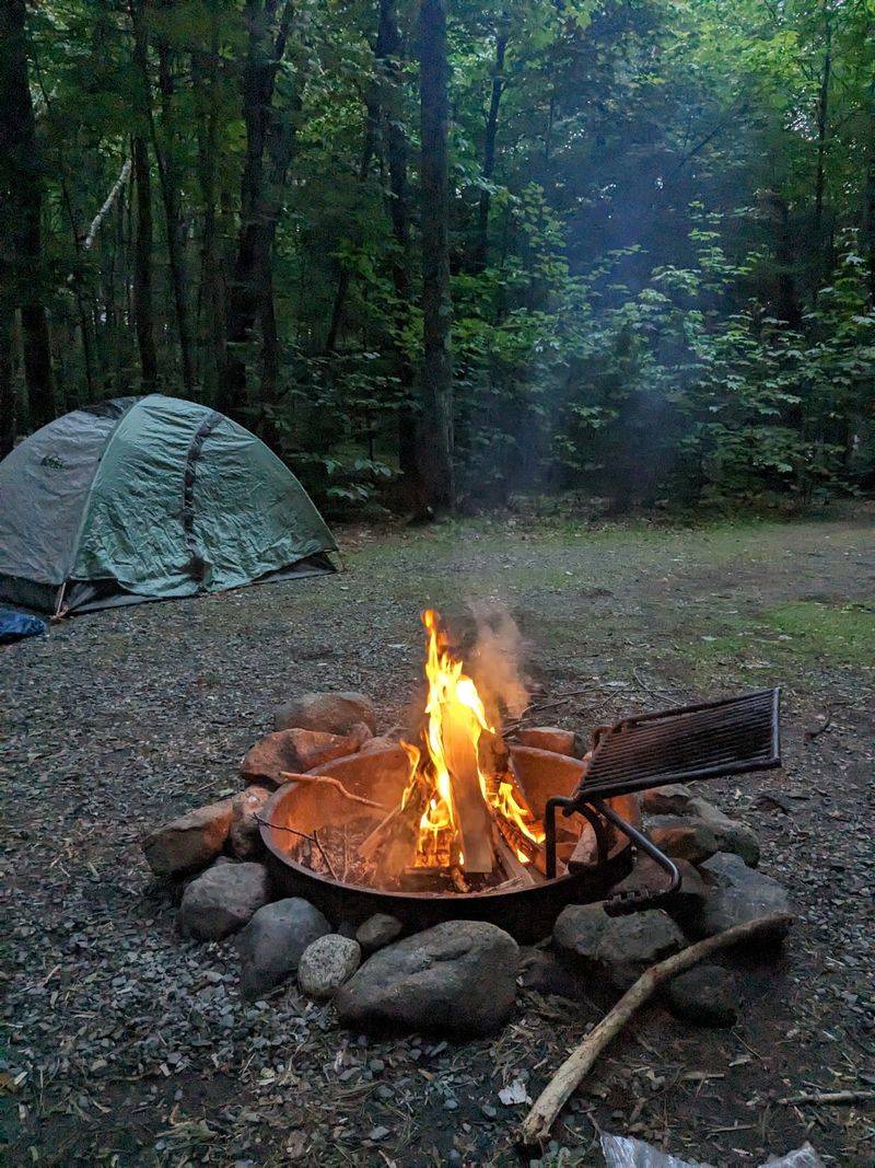 Camping Under the Mountain