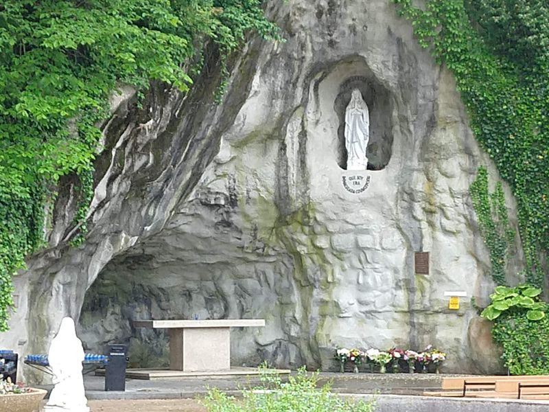 Candlelight at the Lourdes Grotto