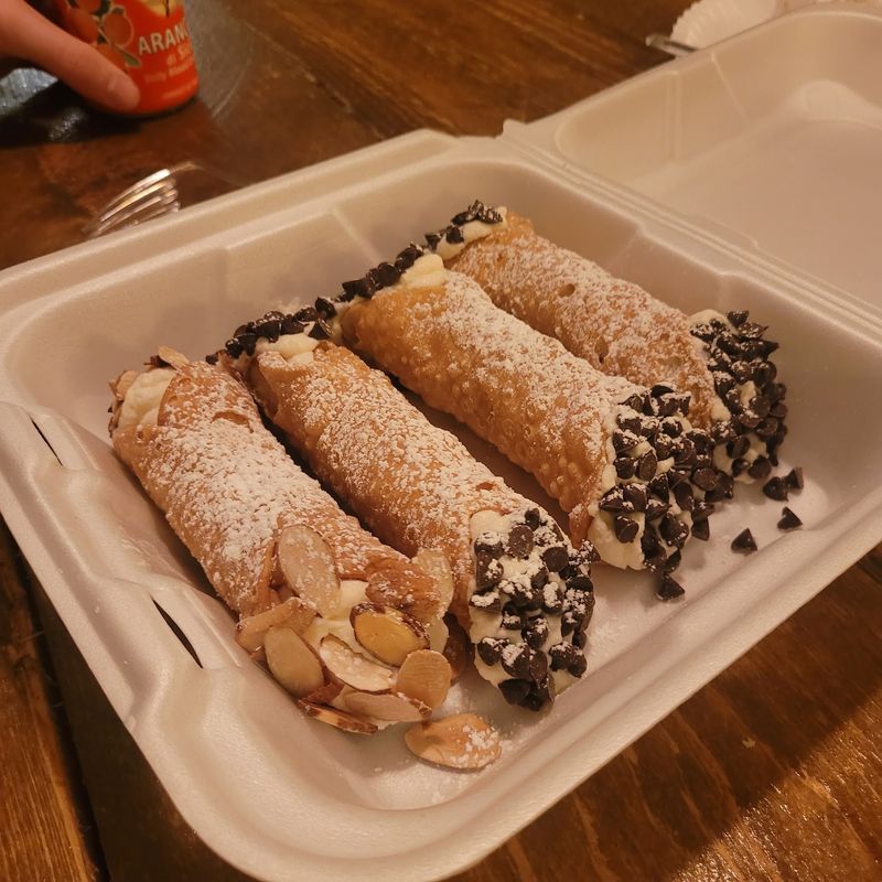 Cannoli, Panna Cotta, and a Tiramisu Brownie