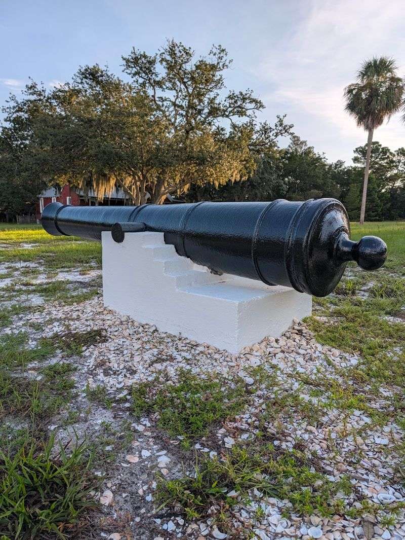 Cannons, an Antique Wagon, and a Famous Naturalist's Sign Cannons, an Antique Wagon, and a Famous Naturalist's Sign