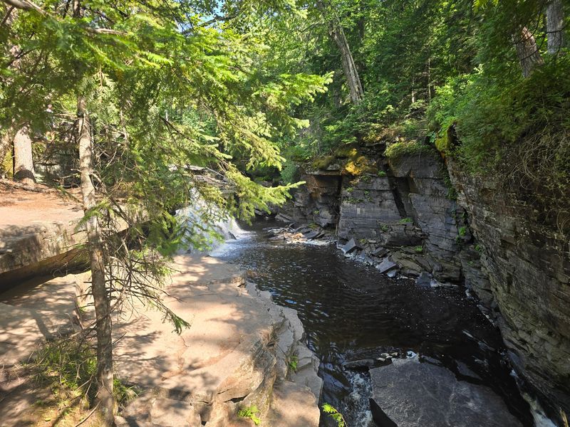Canyon Falls, L'Anse, Michigan Canyon Falls, L'Anse, Michigan