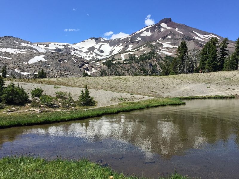 Cascade Lakes and Peaks to the West