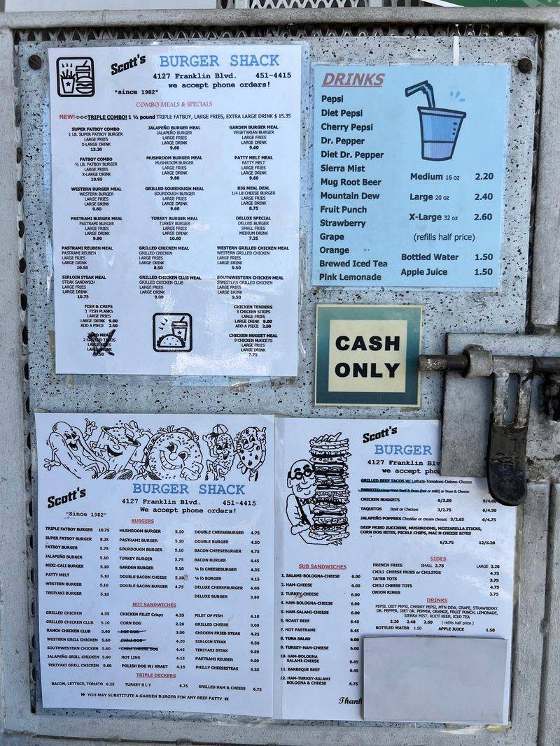 Cash Only, Cooked to Order