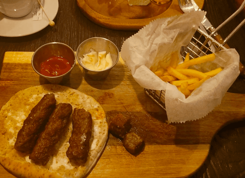 Ćevapi and a More Substantial Meal Ćevapi and a More Substantial Meal