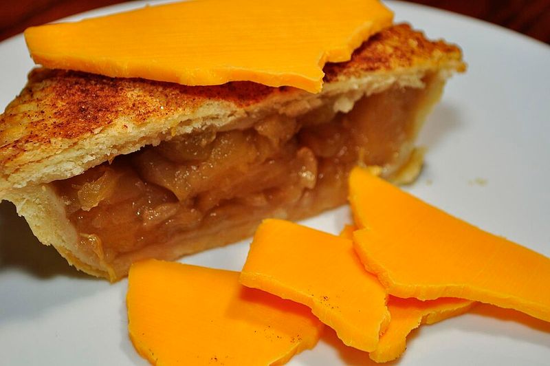 Cheddar Cheese on Apple Pie
