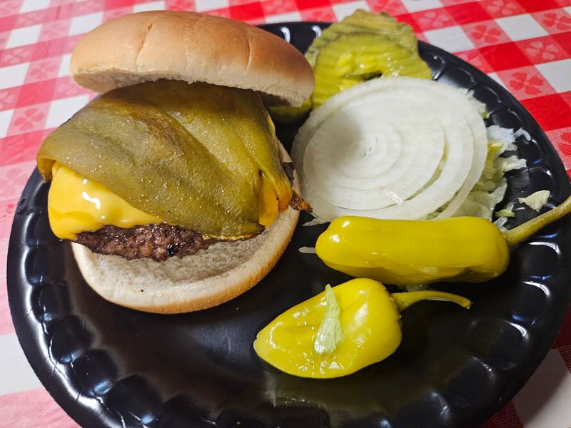 Cheeseburgers Patted by Hand