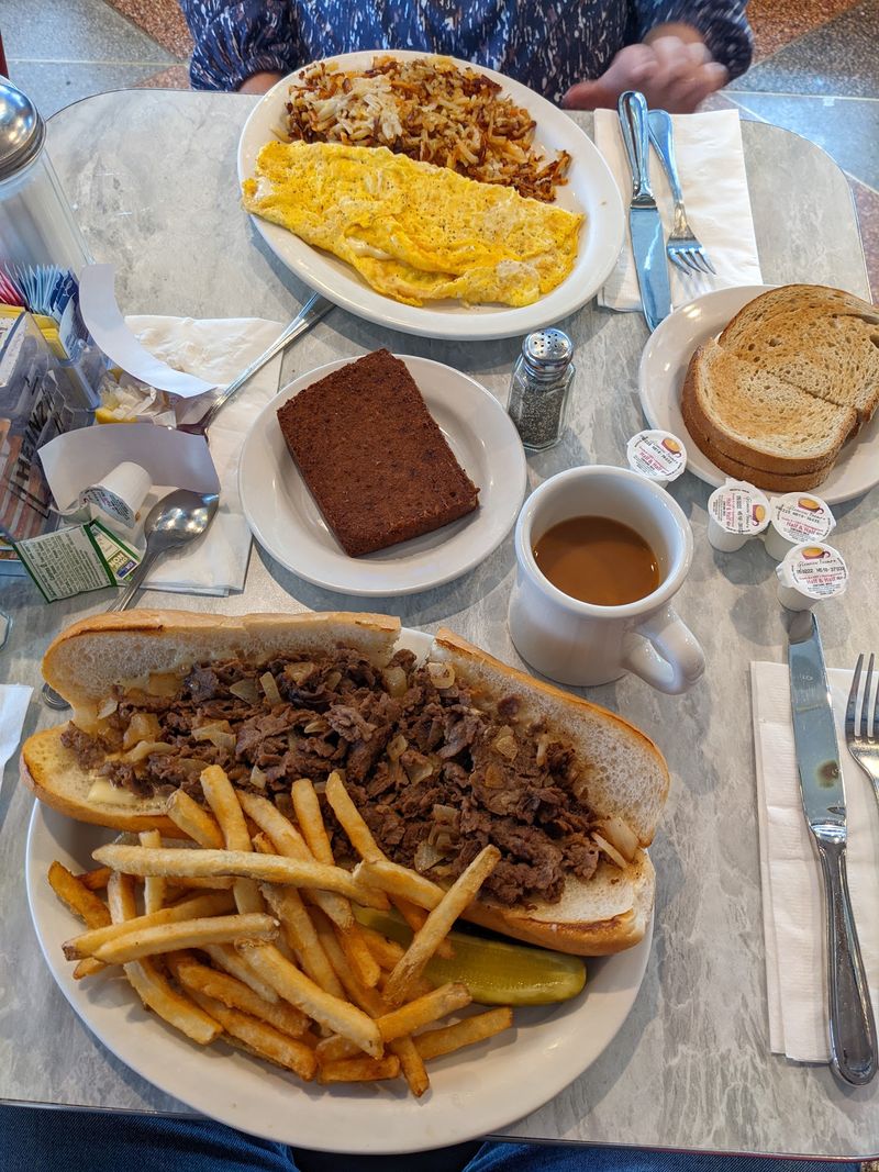 Cheesesteaks, Reubens, and a Bowl of French Onion Cheesesteaks, Reubens, and a Bowl of French Onion