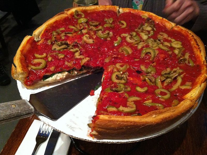 Chicago Deep-Dish Pizza Chicago Deep-Dish Pizza