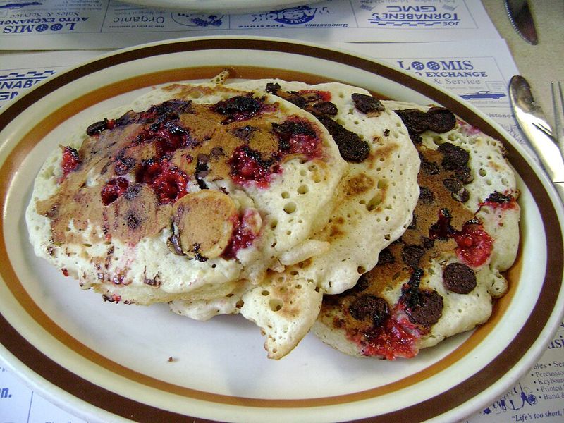 Chocolate Chips in Pancakes