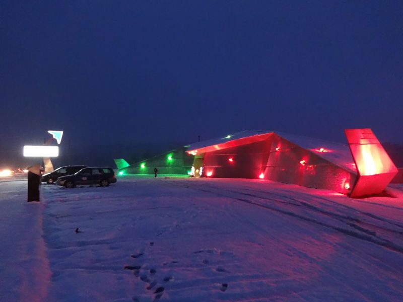Colorful Lights That Make the Building Glow