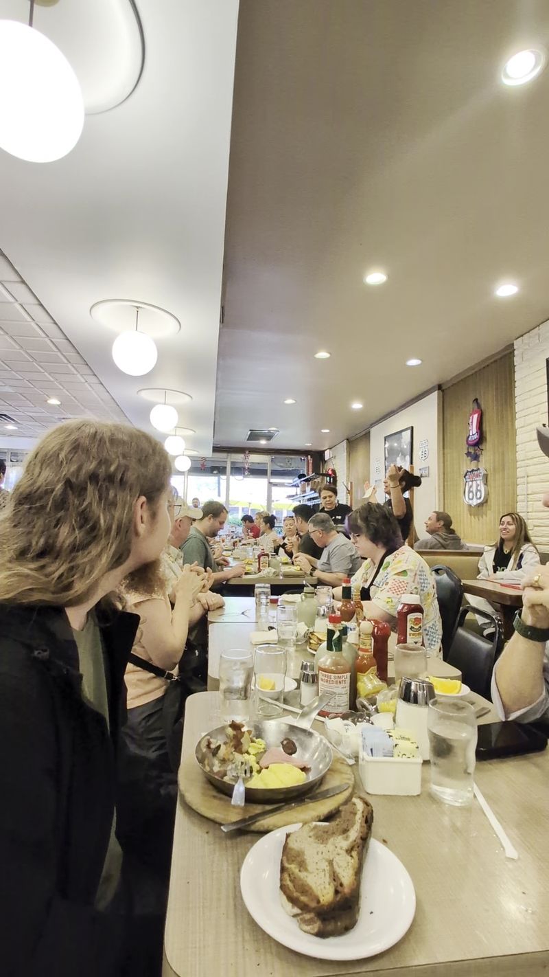 Counter Stools, Booths, and Old Diner Charm