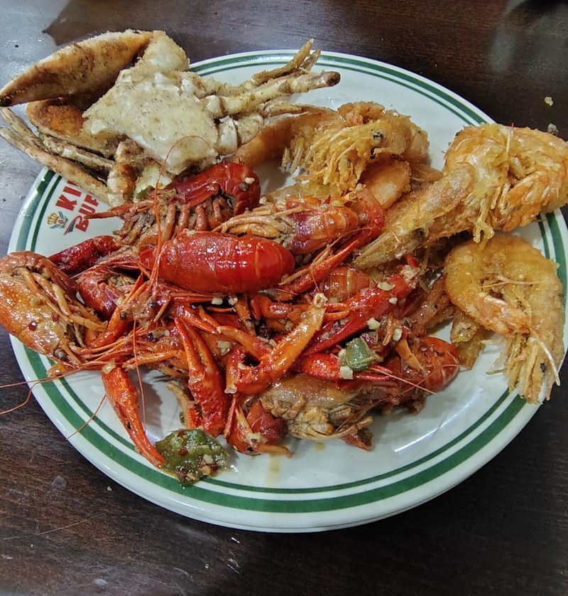 Crab Legs, Crawfish, and Calamari