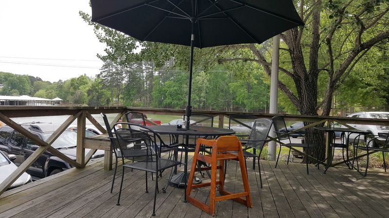 Deck Seats Facing the Water