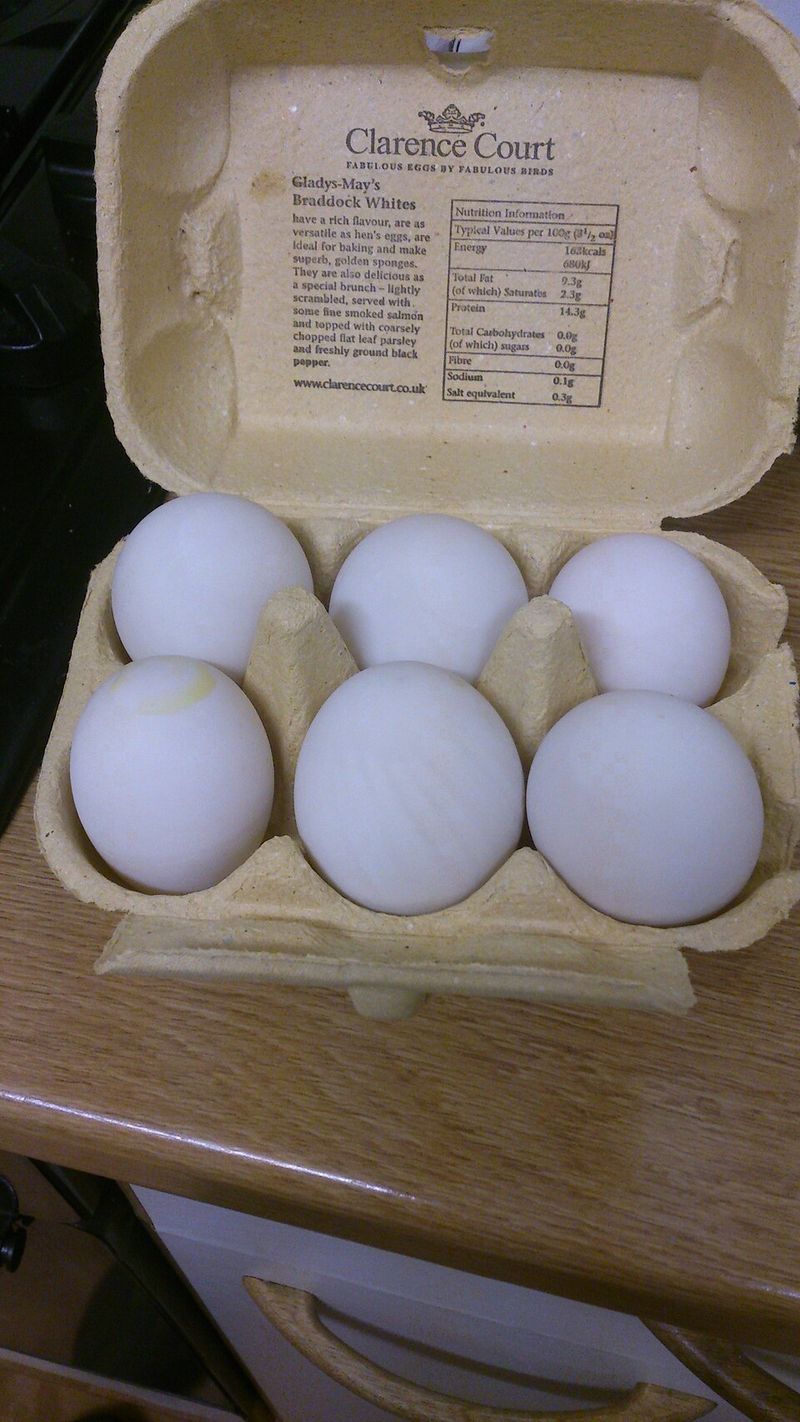 Duck eggs