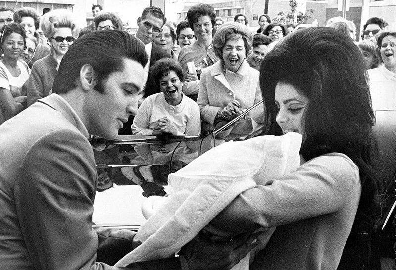 Elvis Presley and Priscilla Presley