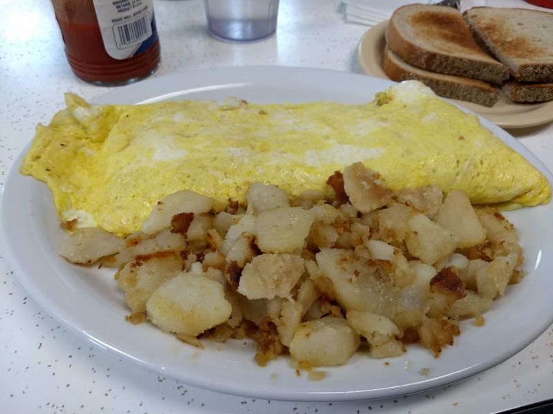 Flounder and Eggs on a Breakfast Menu