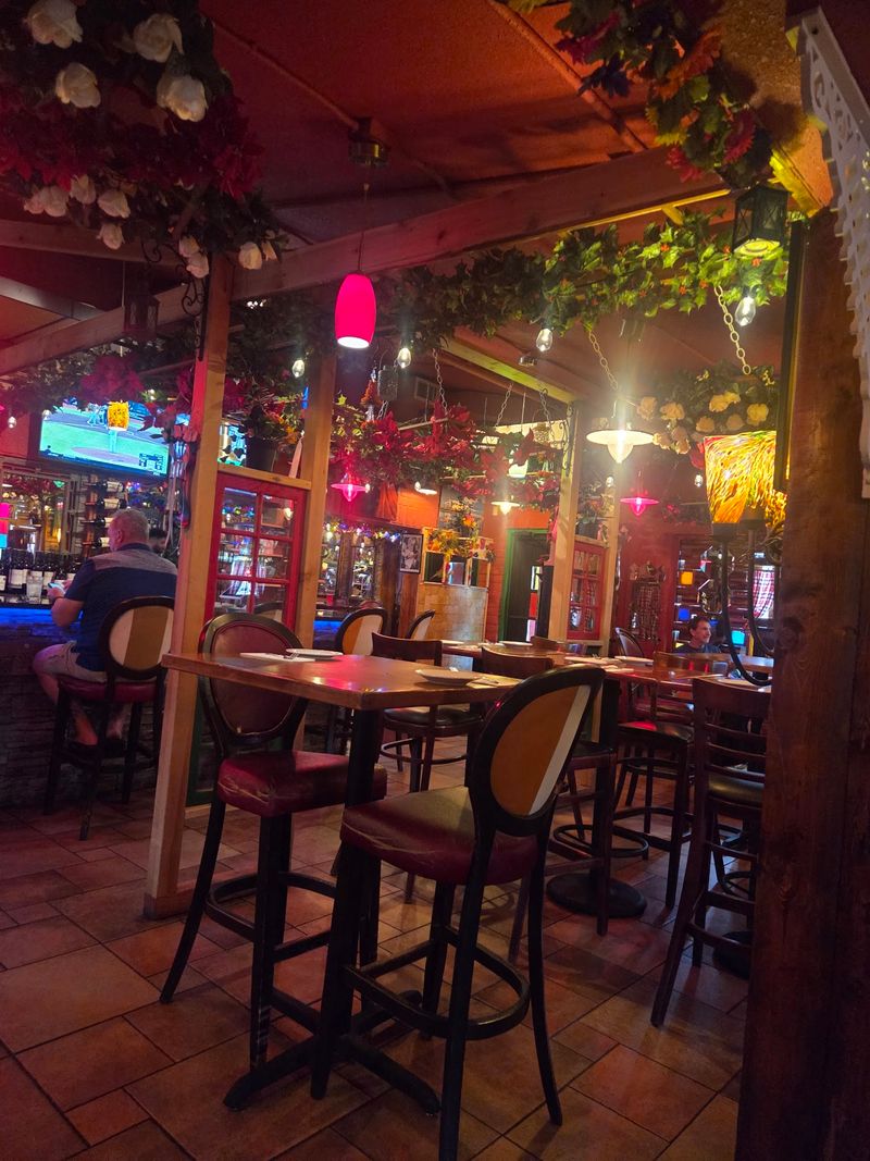Foliage, Wood Paneling, and Covered Lights