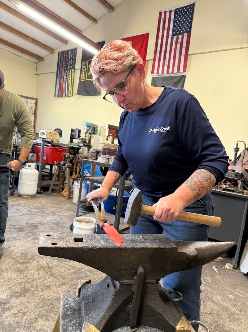 Forging the Blade From Glowing Steel