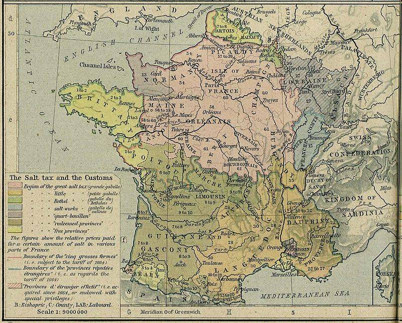 France's Salt Tax Laws France's Salt Tax Laws