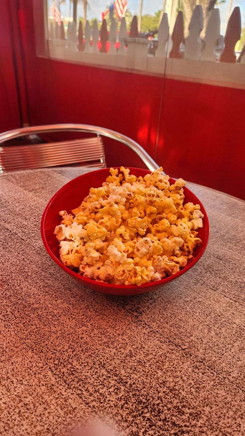 Free Popcorn Hits the Table First