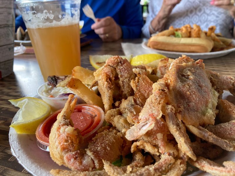 Fried Shrimp With a Front-Row View of the Catch Fried Shrimp With a Front-Row View of the Catch