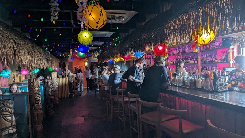 From Art Bar to Tiki Hideaway From Art Bar to Tiki Hideaway