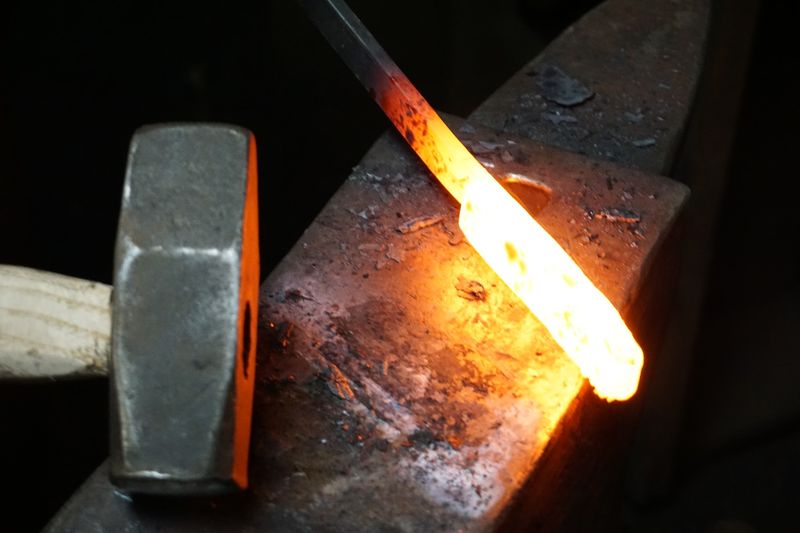 From Rusty Railroad Spike to Shiny Blade