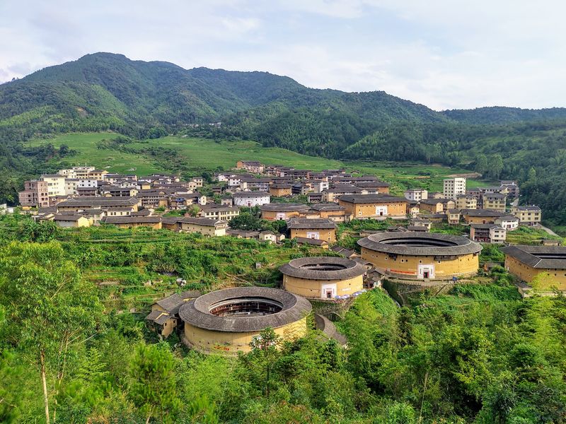 Fujian's Massive Circular Tulou Buildings Fujian's Massive Circular Tulou Buildings