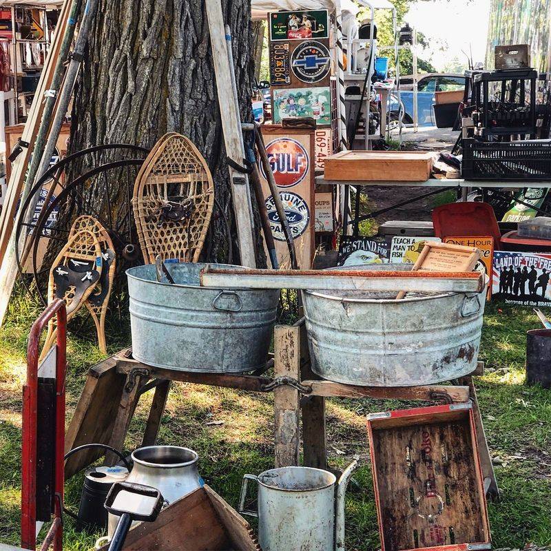 Garage Sale Treasures by the Tableful Garage Sale Treasures by the Tableful