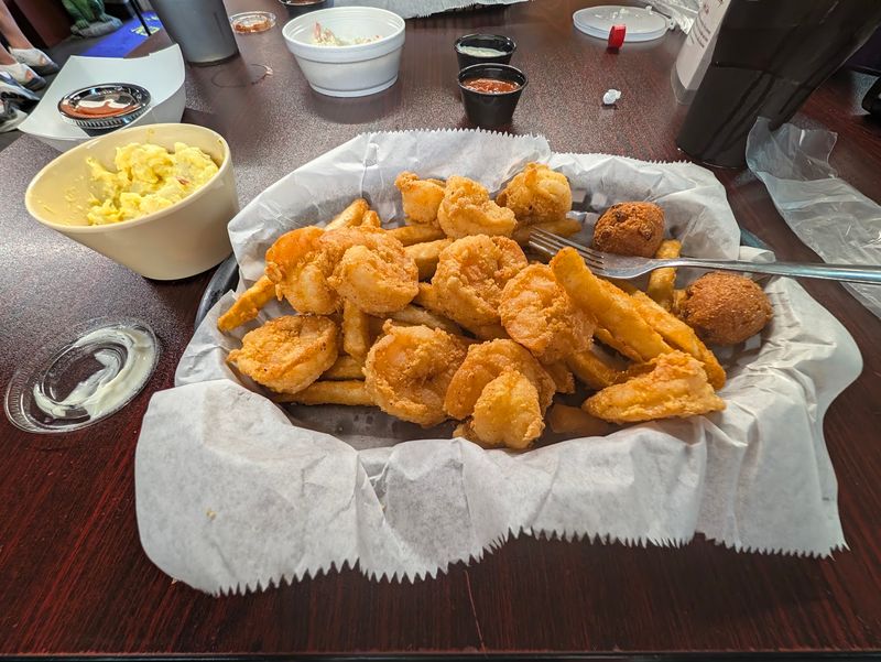 Gator Bites, Crab Cakes, and the Sampler Plate