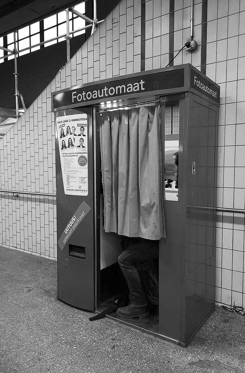Getting Pictures Taken in Photo Booths