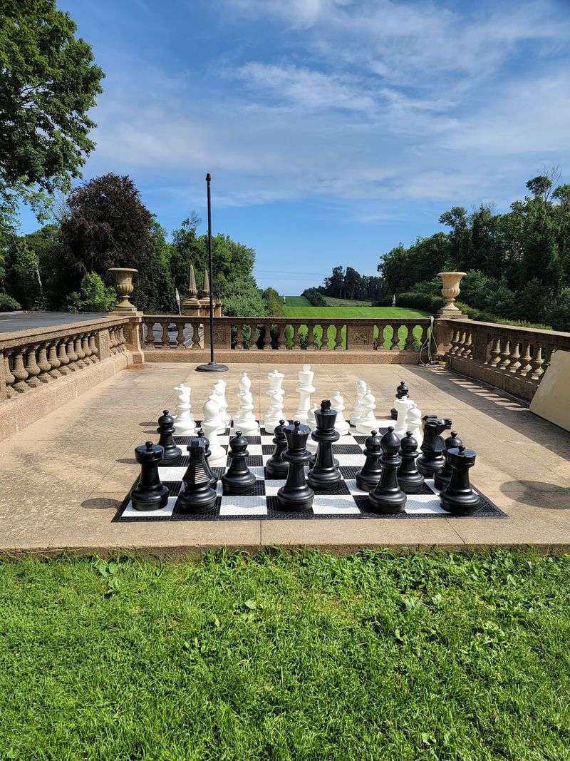 Giant Chess Pieces And Room To Roam