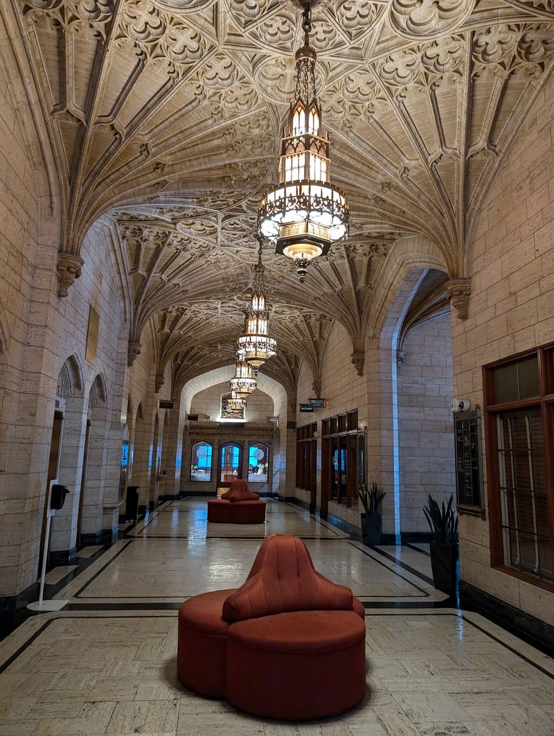 Gilded Lobby and That Unforgettable Ceiling