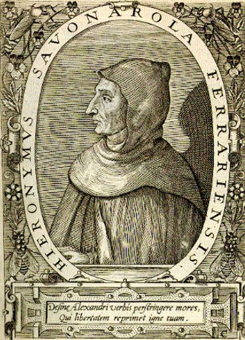 Girolamo Savonarola, 1498 Girolamo Savonarola, 1498