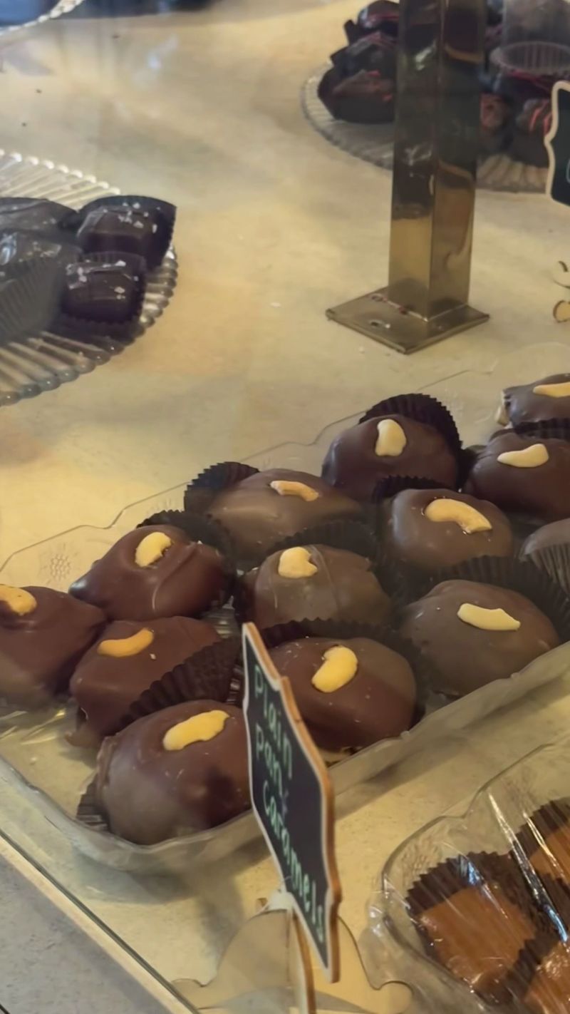 Glass Cases Full of Chocolates Glass Cases Full of Chocolates