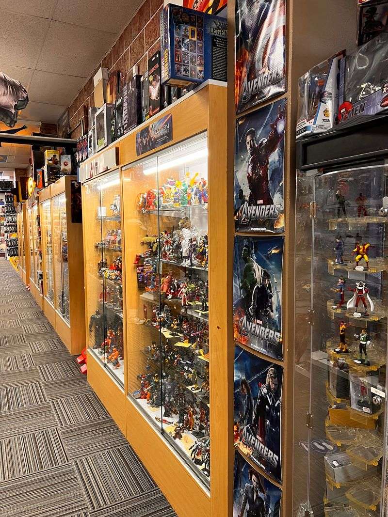 Glass Cases Full of Vintage Toys Glass Cases Full of Vintage Toys