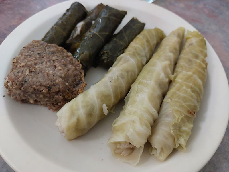Grape Leaves, Cabbage Rolls, and Kibbi Grape Leaves, Cabbage Rolls, and Kibbi