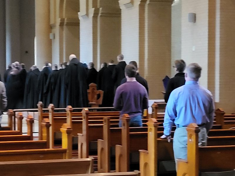 Gregorian Chant Echoing Through Stone